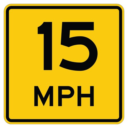 Sign Solutions Usa 30 in Height, 30 in Width, Aluminum, Square DUS08HYE3030W13-1P15